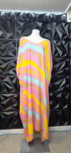Load image into Gallery viewer, Ashley Stewart multicolor kaftan dress           sz 18/20
