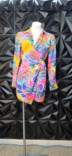 Load image into Gallery viewer, Royalty multicolor wrap dress         sz Untagged, best fit sz small
