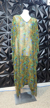 Load image into Gallery viewer, Sheer printed kaftan                one size

