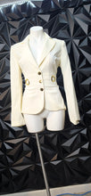Load image into Gallery viewer, Cato grommet blazer              sz 6
