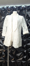 Load image into Gallery viewer, Lace open front blazer       sz xl
