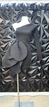 Load image into Gallery viewer, Akira black petal dress           sz small
