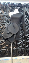 Load image into Gallery viewer, Akira black petal dress           sz small
