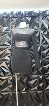 Load image into Gallery viewer, Shein sheer stoned dress          sz lrg (10-14)
