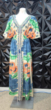 Load image into Gallery viewer, World Market pastel dress         sz lrg/xlrg
