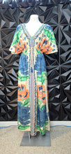 Load image into Gallery viewer, World Market pastel dress         sz lrg/xlrg
