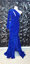Load image into Gallery viewer, NWT Fashion nova sequin 1 arm dress            sz small
