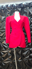 Load image into Gallery viewer, Casual Corner red blazer           sz 6
