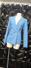 Load image into Gallery viewer, Autres Filles box print blazer            sz medium

