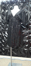 Load image into Gallery viewer, New Wishlist sequin baby doll dress            sz med/lrg (best fitting sz sm/med)
