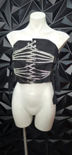 Load image into Gallery viewer, Akira rhinestone corset              sz medium
