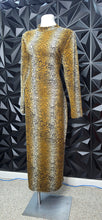 Load image into Gallery viewer, Shein animal print long bodycon dress       sz 2xl (16/18)

