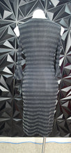 Load image into Gallery viewer, Joseph Ribkoff black and silver dress           sz 6 (stretchy)

