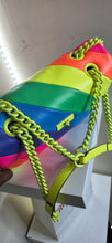 Load image into Gallery viewer, Kurt Geiger colorful "The Brixton" standard crossbody/handbag    Missing small front lock (decor)
