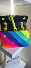 Load image into Gallery viewer, Kurt Geiger colorful "The Brixton" standard crossbody/handbag    Missing small front lock (decor)

