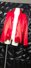 Load image into Gallery viewer, Akira red open front duster             sz sm/med-large
