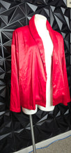 Load image into Gallery viewer, Akira red open front duster             sz sm/med-large
