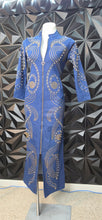 Load image into Gallery viewer, Denim studded dress                 sz untagged, best fitting sz 6/8
