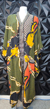 Load image into Gallery viewer, Shein curve Multicolor high low kaftan            sz 2xl
