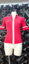 Load image into Gallery viewer, Belldini rhinestone ribbed top        sz medium
