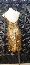 Load image into Gallery viewer, Black tie sequin dress               sz 8
