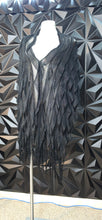 Load image into Gallery viewer, Fringe sheer drape poncho                   one size

