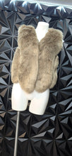 Load image into Gallery viewer, Evelyn K fur vest           sz lrg/xl, Best fitting medium
