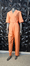 Load image into Gallery viewer, Westbound Orange jumpsuit  sz 16, best fitting sz 12
