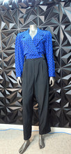 Load image into Gallery viewer, Stan Alan Polka dot jumpsuit      sz 14, best fitting sz 12
