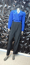 Load image into Gallery viewer, Stan Alan Polka dot jumpsuit      sz 14, best fitting sz 12
