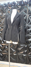 Load image into Gallery viewer, Unbranded lace up blazer            sz untagged, Best fitting sz medium 6/8
