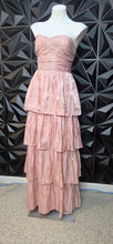 Load image into Gallery viewer, LuLus formal strapless layered dress          sz lrg (10)
