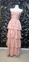 Load image into Gallery viewer, LuLus formal strapless layered dress          sz lrg (10)

