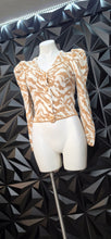 Load image into Gallery viewer, Nine west puffer sleeve cardigan         sz small
