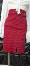 Load image into Gallery viewer, Michael Kors burgundy skirt           sz med-lrg
