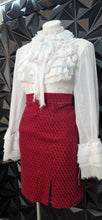 Load image into Gallery viewer, Ashley Stewart  ruffled blouse        sz 12
