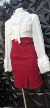 Load image into Gallery viewer, Ashley Stewart  ruffled blouse        sz 12

