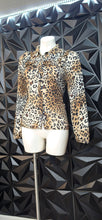 Load image into Gallery viewer, Sweet Rain animal print blouse       sz lrg, 10
