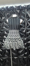 Load image into Gallery viewer, Fit and flare skirt/ Dotted top set             sz small-med
