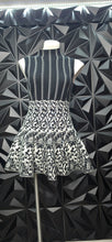Load image into Gallery viewer, Fit and flare skirt/ Dotted top set             sz small-med
