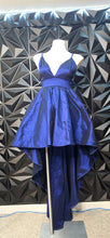 Load image into Gallery viewer, Windsor blue high low dress          sz medium
