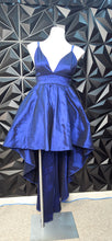 Load image into Gallery viewer, Windsor blue high low dress          sz medium
