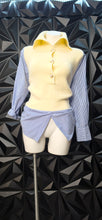 Load image into Gallery viewer, Jovonna layered sweater         sz sm-lrg
