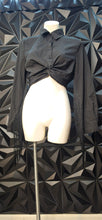 Load image into Gallery viewer, Shein fringe crop top           sz medium
