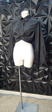Load image into Gallery viewer, Shein fringe crop top           sz medium
