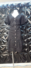 Load image into Gallery viewer, Black baby doll dress         sz xl
