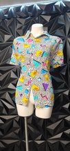 Load image into Gallery viewer, MTV multicolor top        sz lrg

