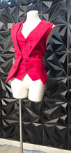 Load image into Gallery viewer, Coofandy  red vest        sz medium
