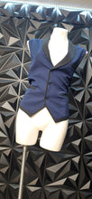Load image into Gallery viewer, Coofandy blue and black vest              sz medium
