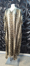 Load image into Gallery viewer, Sante reptile print kaftan       one size
